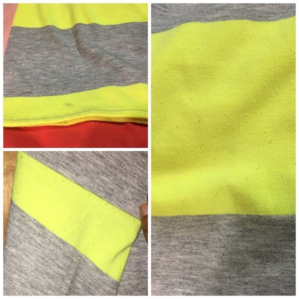 The Limited Neon Yellow & Gray Skirt Sz XL - Picture 3 of 5